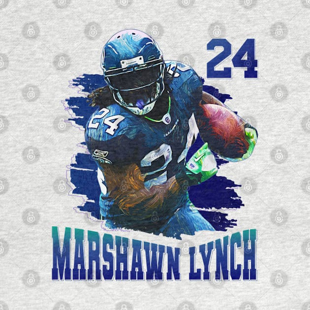 Marshawn lynch || 24 by Aloenalone